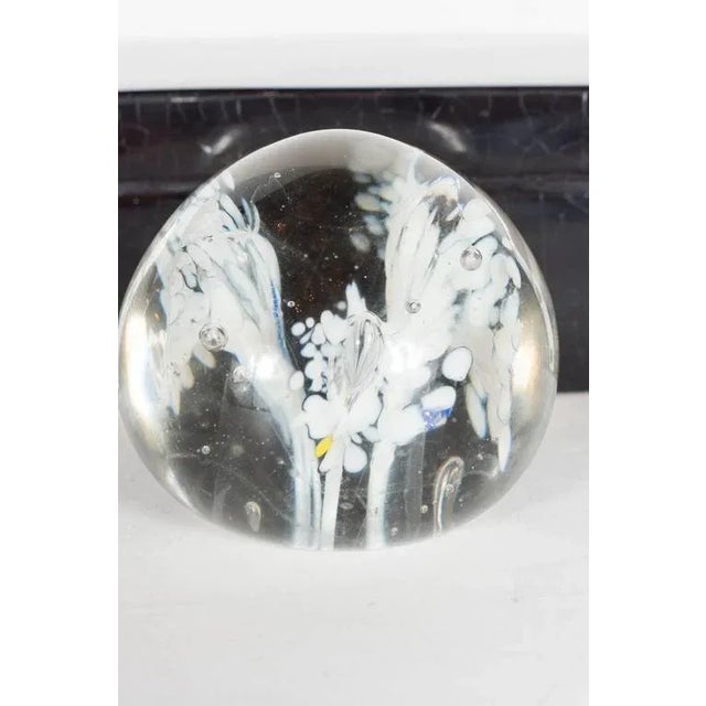 Fratelli Toso Handblown Wild Flower Art Glass Paperweight Attributed to Fratelli Toso For Sale - Image 4 of 5