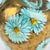 Midcentury Jw Co Hand Painted Gilt Vase For Sale - Image 4 of 12