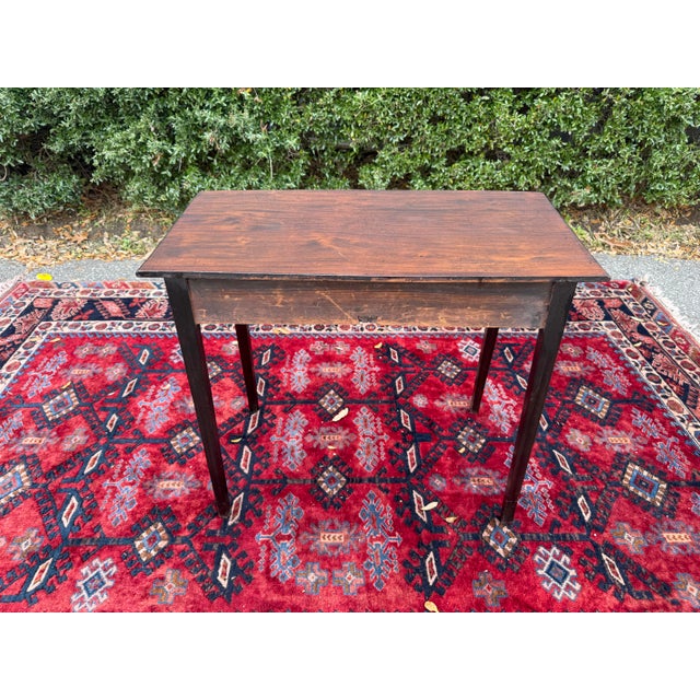Mid-19 Century Federal Mahogany With Inlay Table For Sale - Image 9 of 12