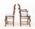 French Provincial Style Walnut Dining Chairs, 4 For Sale - Image 14 of 15