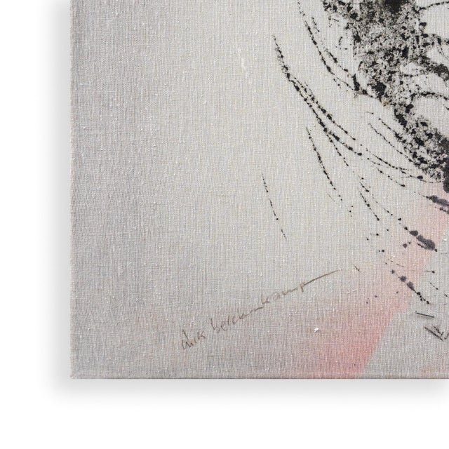 Early 21st Century Dick Berckenkamp, Whispering, Acrylic on Canvas For Sale - Image 5 of 6