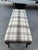 Newly Upholstered Plaid French Bench For Sale - Image 9 of 11