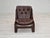 Brown Leather Lounge Chair by Ake Fribytter for Nelo Sweden, 1970s For Sale - Image 18 of 18
