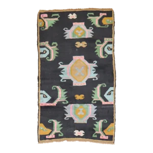 Vintage Floral Tibetan Rug, 3'1'' X 5'7''