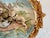Rare 19th Century French Sarreguemines Majolica "The Hunt of the Wolves" Barbotine Platter, Rare Turquoise Color. For Sale In West Palm - Image 6 of 17