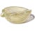 Vintage Murano Barovier Toso Gold Flecks White Swirl Italian Art Glass Heart Ashtray Dish Bowl For Sale - Image 9 of 11