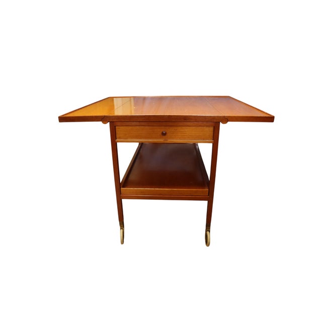 Mid-Century Modern Josef Frank Svenkst Tenn Model 756 Serving Trolley For Sale In Portland, OR - Image 6 of 14