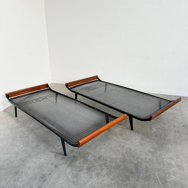 1950s Vintage Cleopatra Daybed by Cordemeijer for Auping, Netherlands, 1950s For Sale - Image 5 of 6