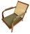 Wood Vintage Art Deco Style Club Chair For Sale - Image 7 of 12