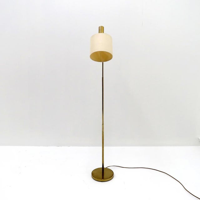 Mid-Century Modern Swedish Brass Floor Lamp “B-03” by Bergboms 1960 For Sale - Image 3 of 10