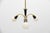 Metal Mid-Century Modern Brass 3-Armed Sputnik Lamp, 1950s For Sale - Image 7 of 13