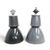 Large Vintage Industrial Pendant Lights from Elektrosvit, 1970s, Set of 2 For Sale - Image 9 of 9