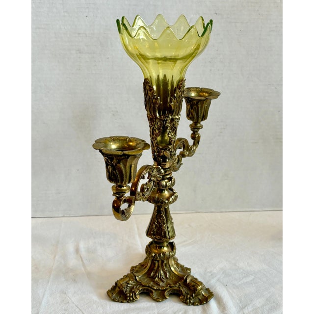 French 19th Century French Bronze Epergne For Sale - Image 3 of 12