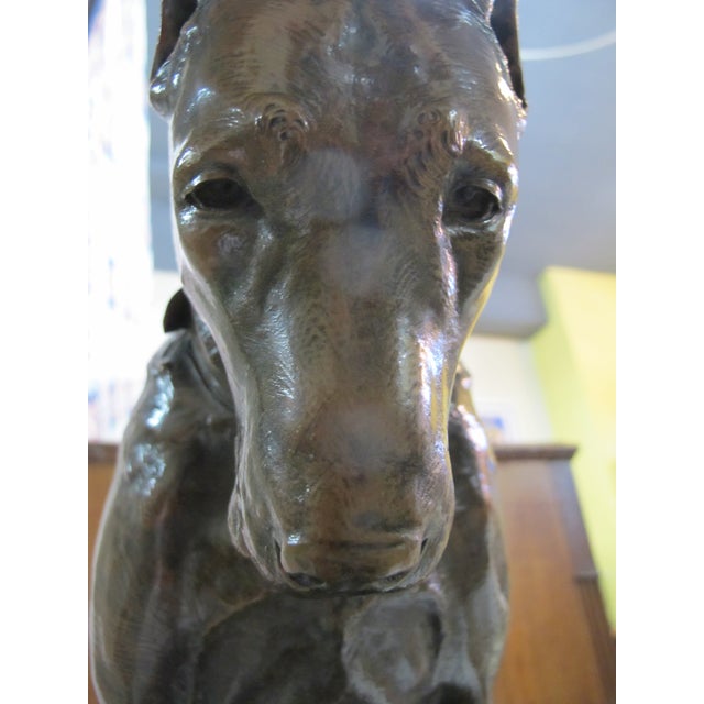 Stanislas Lami French Grand Danois Observant Un Escargot Dog Bronze ...