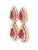 Contemporary 7.77 Carat Natural Ruby Diamond Yellow Gold Drop Earrings, A Pair For Sale - Image 3 of 9