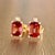 Natural Tourmaline Diamond Earrings 14k Gold 2.13 TCW Certified For Sale In New York - Image 6 of 18