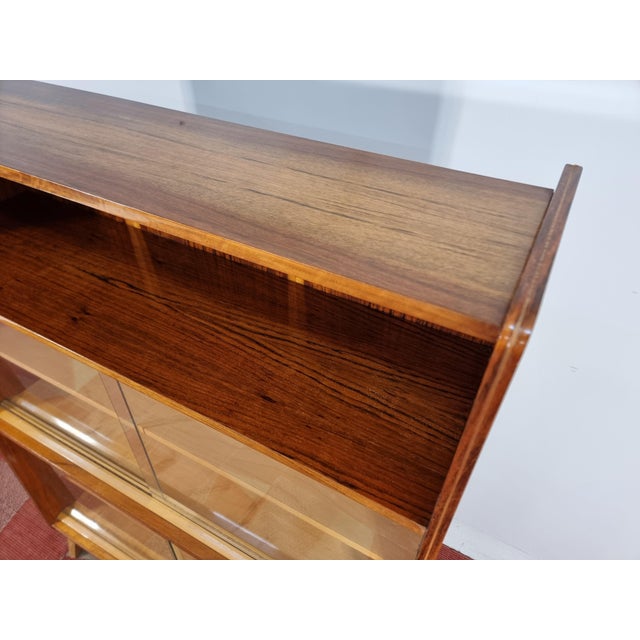 1970s Vintage Brown Vitrine from Tatra, 1970s For Sale - Image 5 of 14