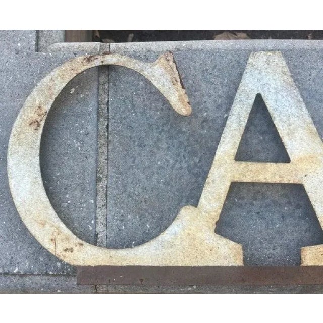 1920s Early 20thc Coffee Shop Cafe Sign For Sale - Image 5 of 6