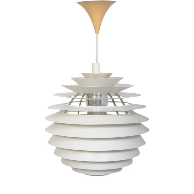 Vintage Louvre Lamp by Poul Henningsen, 1980s For Sale