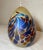 Mid-Century Modern 1990s Hand Blown Maytum Studio Art Glass Iridescent Aurene Egg Shaped Oil Lamp Vase For Sale - Image 3 of 14