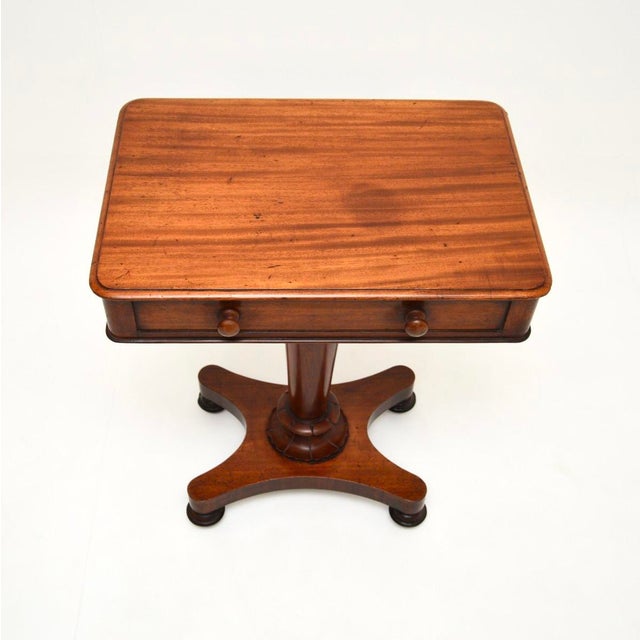 Wood William IV Occasional Side Table, 1830s For Sale - Image 7 of 11