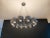 Mid-Century Modern 1980s Large Chrome Chandelier in the Style of Gino Sarfatti For Sale - Image 3 of 13