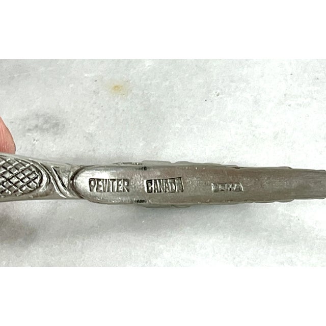 Boma Canada Fine Pewter Totem Spoon, Sugar or Jelly Jar For Sale - Image 10 of 12