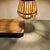 Reclaimed Ox Yoke & Rattan Sculptural Table Lamp Plowman's Lantern For Sale - Image 10 of 11