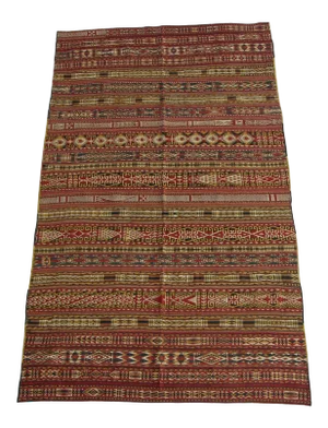 Antique Kilim Geometric Rug 9'10'' X 5'8''
