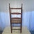 Early American Red Painted Cane Seat Ladder Back Chair For Sale - Image 4 of 12