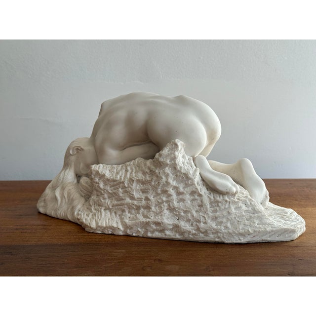 Auguste Rodin Vintage Italian Arnaldo Giannelli Figurative Female Nude Sculpture For Sale - Image 4 of 13