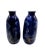 The beautiful and rich cobalt blue glaze is a signature glaze of the Fukagawa factory. Decorated on each bottle over the...