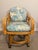 Boho Chic 1980s Vintage Lane Venture Rattan and Bamboo Swivel Chairs - A Pair For Sale - Image 3 of 9