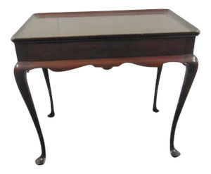 Biggs Queen Anne Solid Mahogany Tea Table