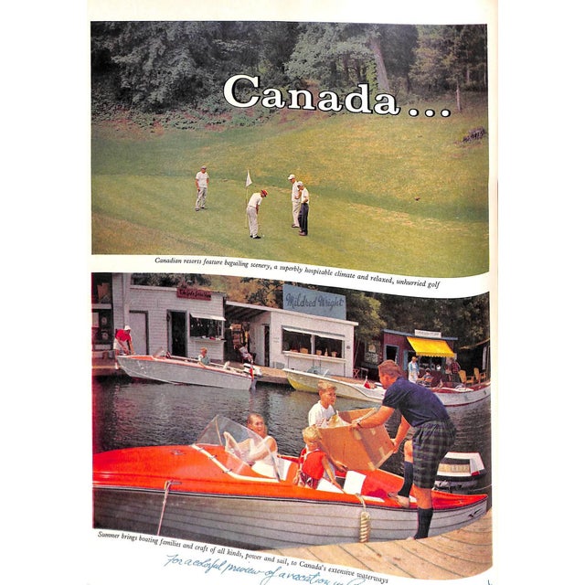 Town & Country May 1960 W/ HRH Princess Margaret on Cover Her Royal Highness For Sale - Image 10 of 13