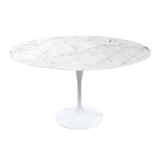 Carrara Marble Tulip Table For Sale