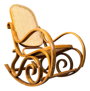 Vintage Rocking Chair in the style of Thonet, 1960s