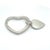 1990s Tiffany & Co Estate Heart Keychain Sterling Silver For Sale - Image 4 of 6