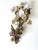 Vintage Italian Mirrored Gilt Metal and Porcelain Rose Sconces, 1940s, Set of 2 For Sale - Image 16 of 18