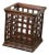 Vintage Oriental Bamboo Waste Paper Basket For Sale