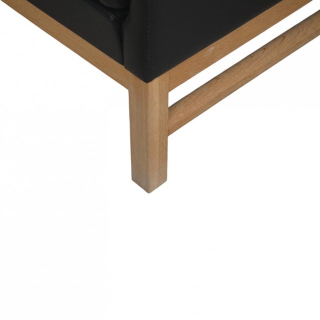 EJ315 Three-Seater Sofa in Black Leather by Erik Jørgensen, 2000s For Sale - Image 17 of 18