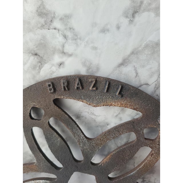 Mid-Century Modern Mid 20th Century Bird in Tree Trivet For Sale - Image 3 of 9