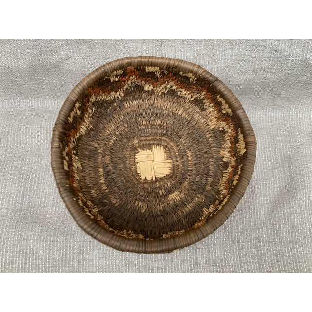 Vintage Native American Coil Basket For Sale - Image 12 of 13