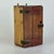 A marvelous piece of Americana. An early 19th Century villager made wooden cupboard, with an original red paint and...