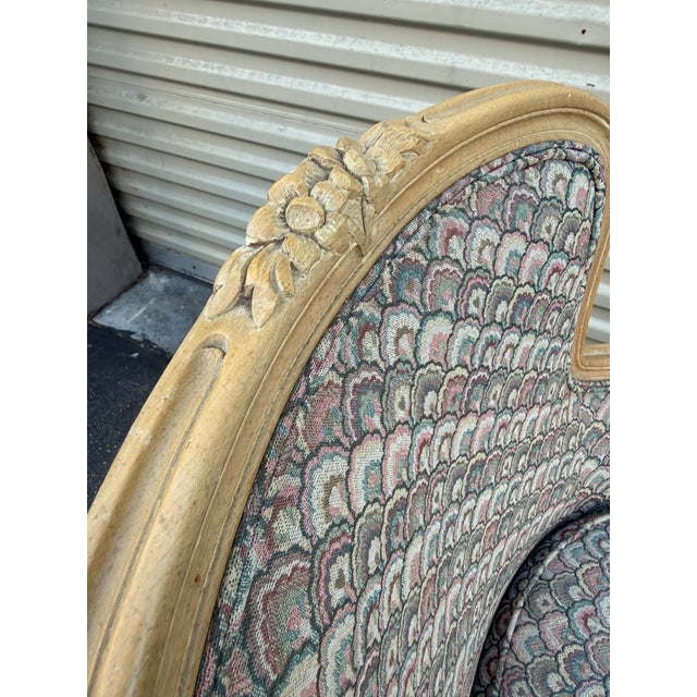 1980s Ethan Allen French Provincial Accent Chair – Designer Style, Priced to Sell For Sale - Image 5 of 8