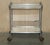 Art Deco French Mirrored Glass Chrome Tea Cake Trolly, 1920s For Sale - Image 11 of 14