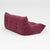 Togo Three-Seater Sofa in Burgundy Bouclet by Michel Ducaroy for Ligne Roset For Sale - Image 14 of 18