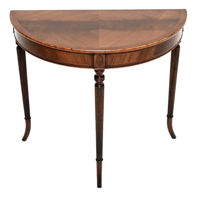 Antique Regency Style Console Table, 1950s For Sale