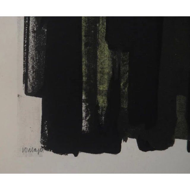 Pierre Soulages, Gouache 8, 1957, Lithograph and Stencil For Sale - Image 5 of 6