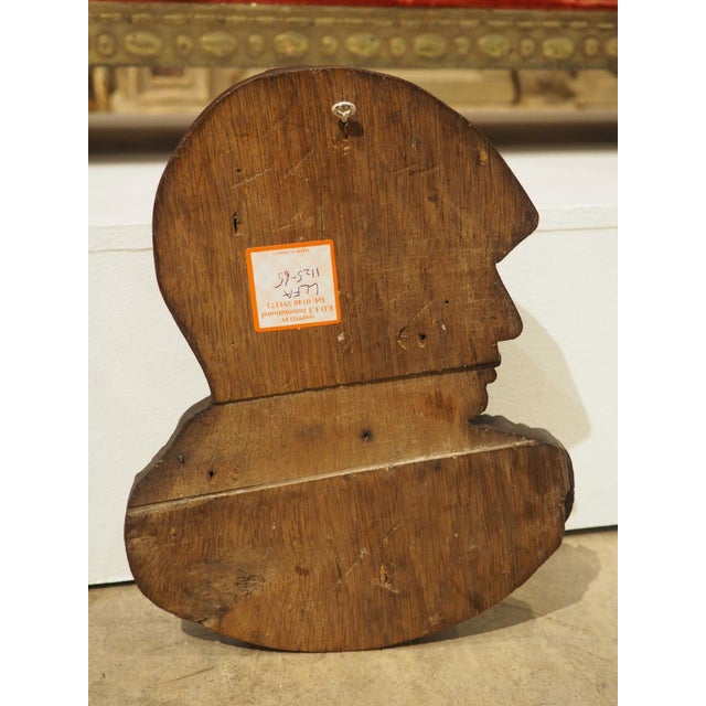 Set of 17th/18th Century French Carved Oak Renaissance Style Profile Busts For Sale - Image 18 of 18